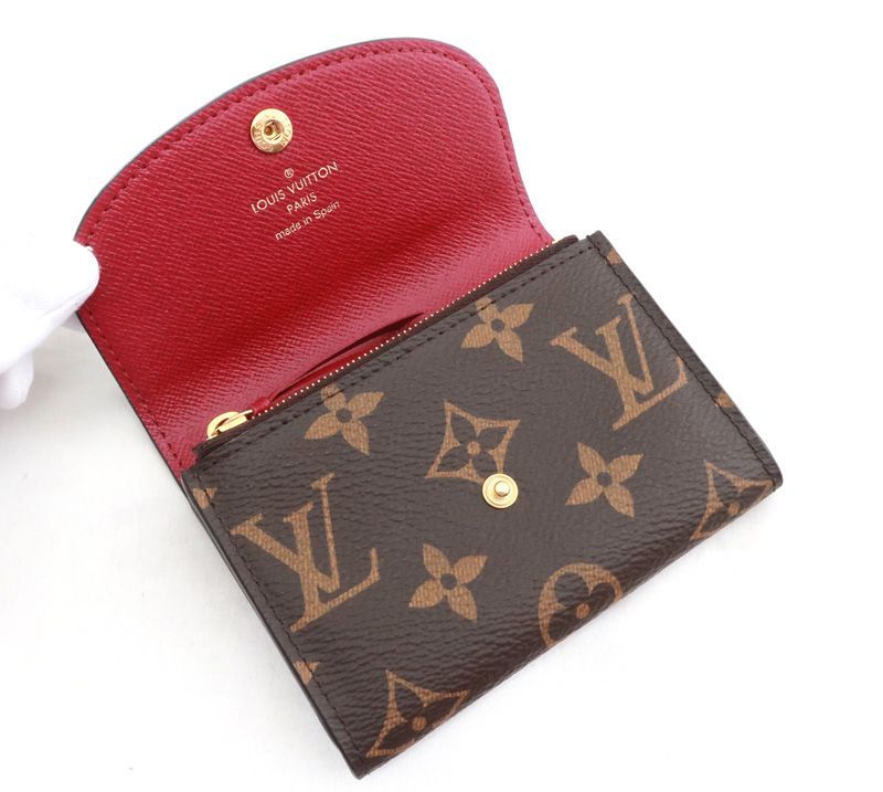 未使用 ルイヴィトン LOUIS VUITTON ポルトモネ・ロザリ モノグラム