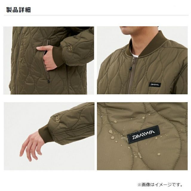 ダイワ DJ-5923 CORDURAR MA-1ジャケット ダークオリーブ XL | 釣具