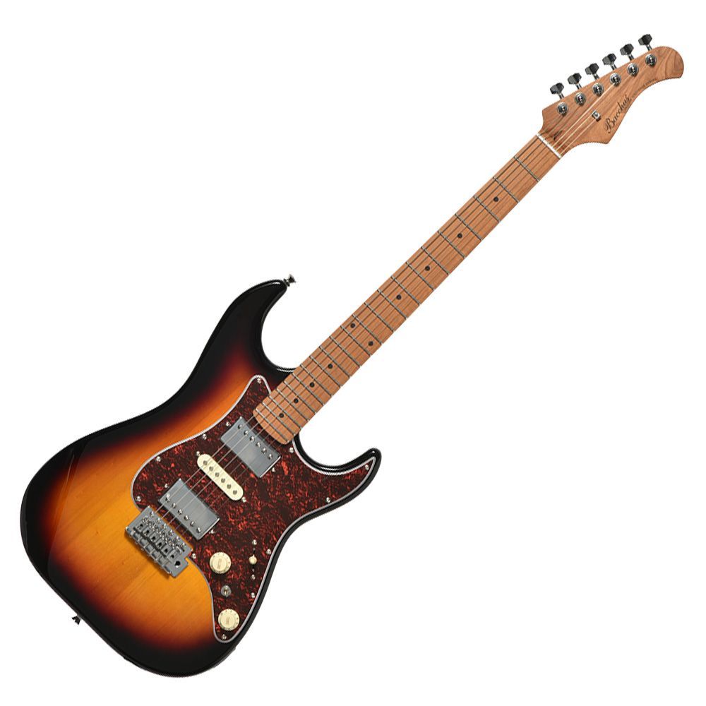 バッカス エレキギター ユニバース サンバースト Bacchus SST-Mini 3 Tone Sunburst エレキギター ミニサイズ