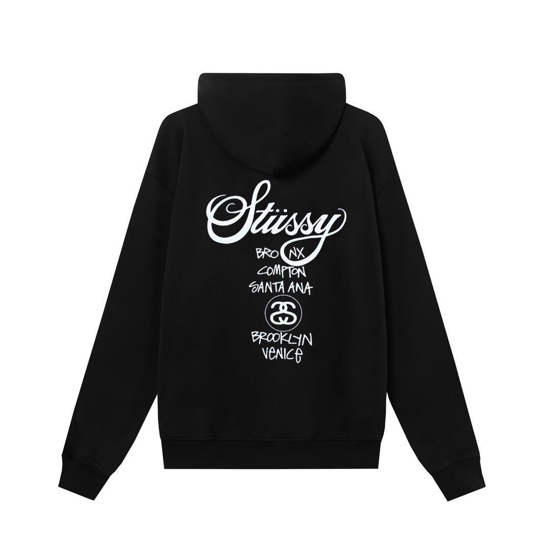STUSSY WORLD TOUR ZIP HOOD ステューシー スウェット パーカー ジップ 