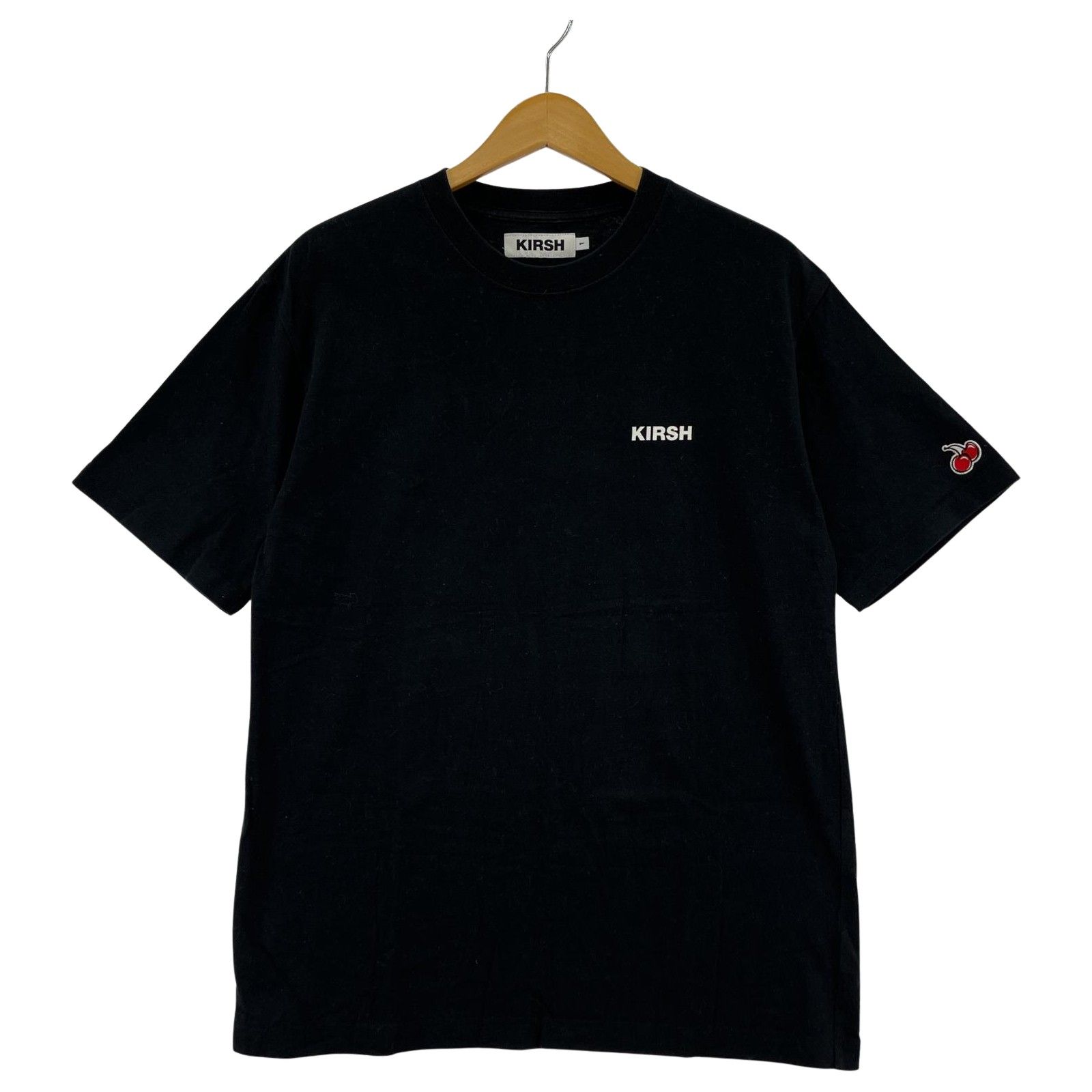 【KIRSH】MESH COLLAR T-SHIRT [BLACK]〜半袖Tシャツ★韓国発 KIRSH】MESH COLLAR T-SHIRT [BLACK]〜半袖Tシャツ☆韓国発 T