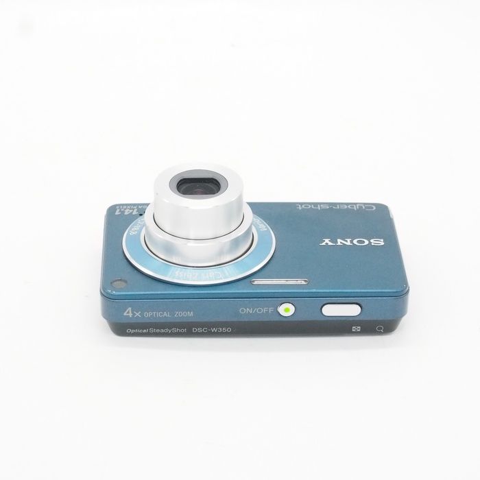 ♥大特価お値下げ♥ SONY Cybershot DSC-W350 ブルー 美品 Sony Digital Camera DSC-W350 Cyber Shot 4x Optical Zoom 14.1