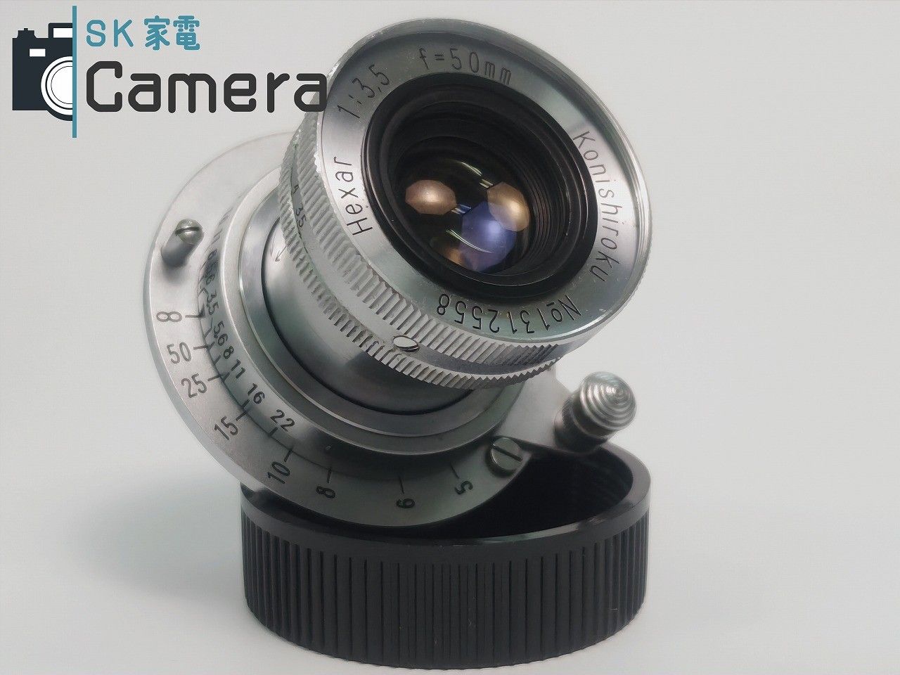 【中古】 Konishiroku Hexar 50ｍｍ F3.5 L39 2024年10月清掃 ヘキサー