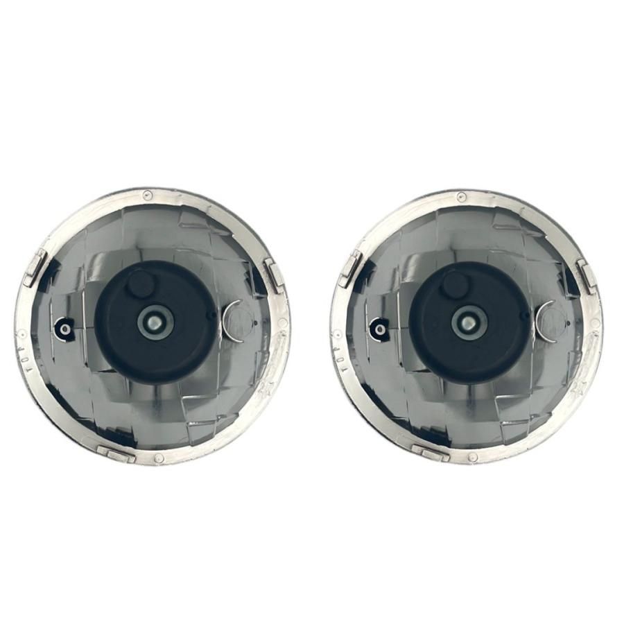 丸目2灯 クリスタル ヘッドランプ ヘッドライト 汎用 規格型 ランドクルーザー プラド ジムニー エブリイ ハイゼット ラングラー A10-UN3314C