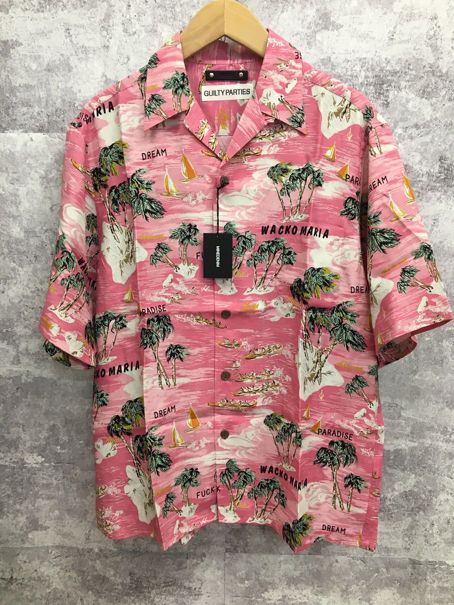 WACKOMARIA minedenim ハワイアンシャツ　アロハ　未使用 MINEDENIM - WACKOMARIA × MINEDENIM / Hawaiian Shirt - BEI