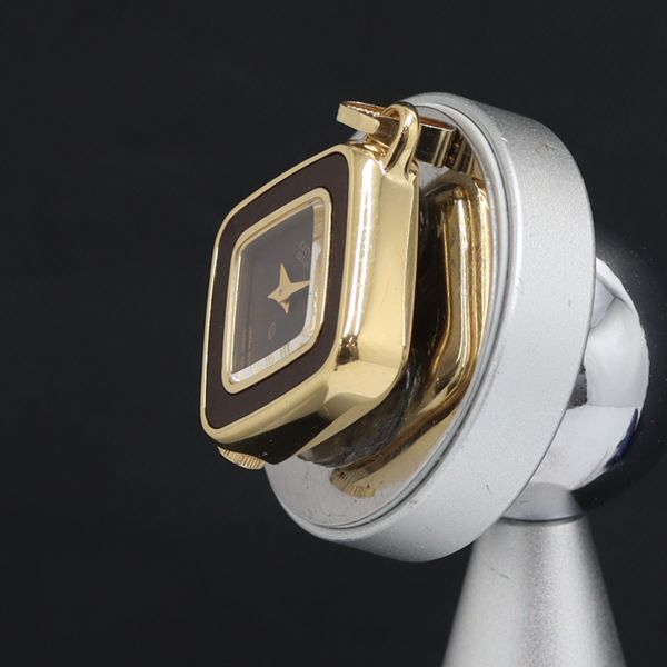 QZ 箱付 シチズン 8300-834388 ブラウン文字盤 ペンダントウオッチ KRK