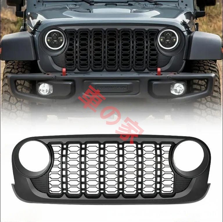 ジープ ラングラーJK グリル 2007～2017年式 →新型スタイル変換グリル JK24スタイルグリル JK用JL風グリル