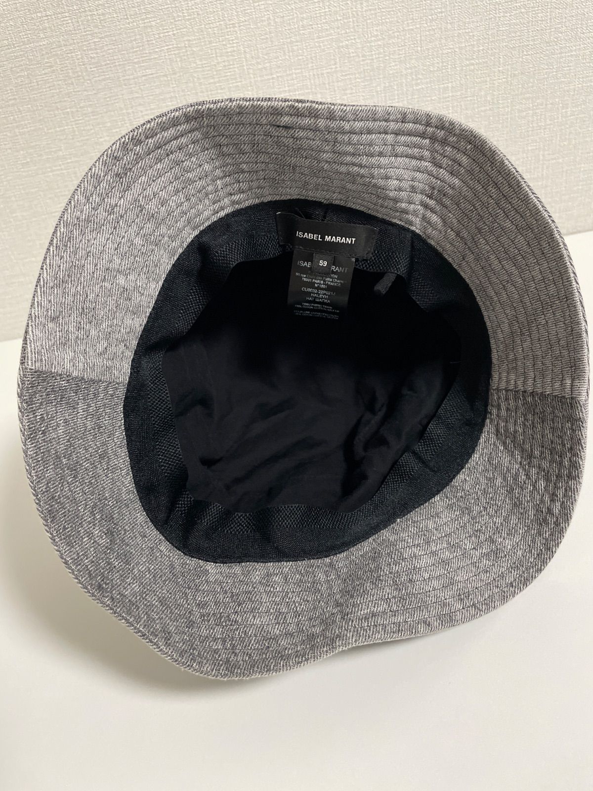 イザベルマラン デニム バケットハット グレー 59 - メルカリ イザベルマラン デニム バケットハット グレー 59 - メルカリ