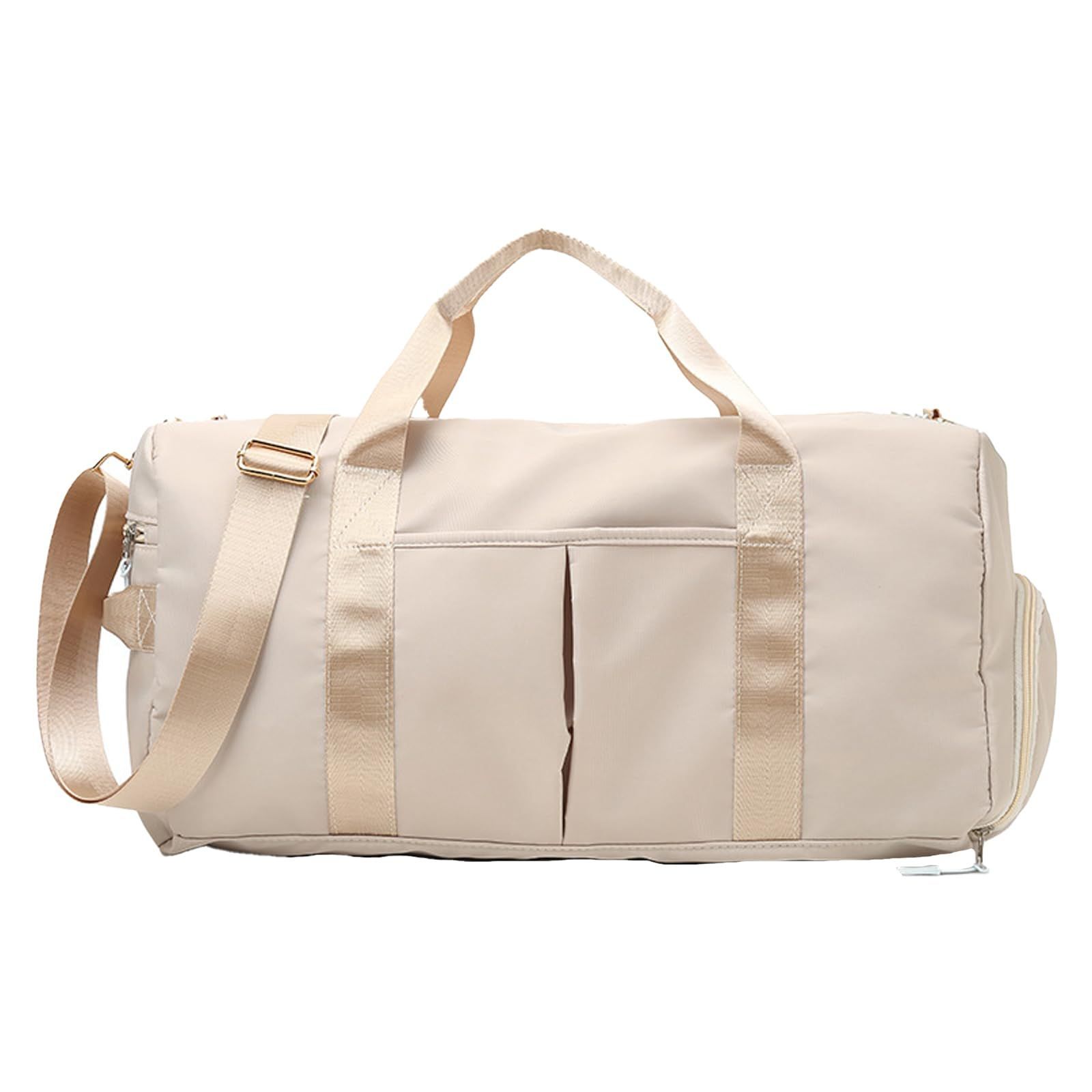 L.L.Bean ボートアンドトート ホワイト/ネイビー　ラージ ミニーマウス 小銭入れ ジッパー付き-ネット販売店舗