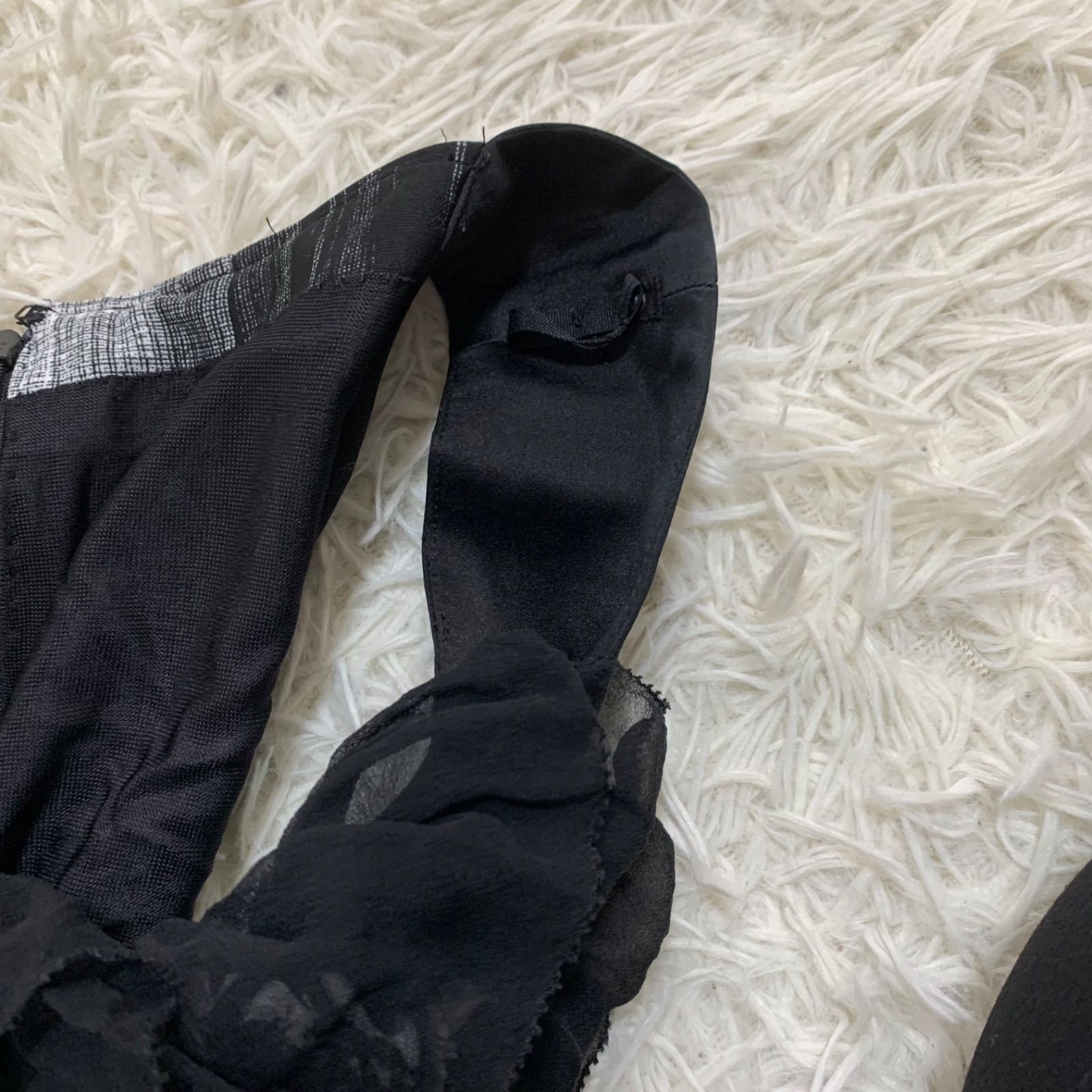 美品✨ヒロココシノ ストライプ ノースリーブロングワンピース サイズ42 LL 美品✨ヒロココシノ ストライプ ノースリーブロングワンピース