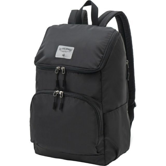 le coq sportif ルコック バックパック ブラック F QMCVJA10 BK | スポーツ スポーツ用品 バッグ 鞄 カバン かばん リュック リュックサック バックパック はっ水 抗菌防臭 お出かけ デイリーユース 