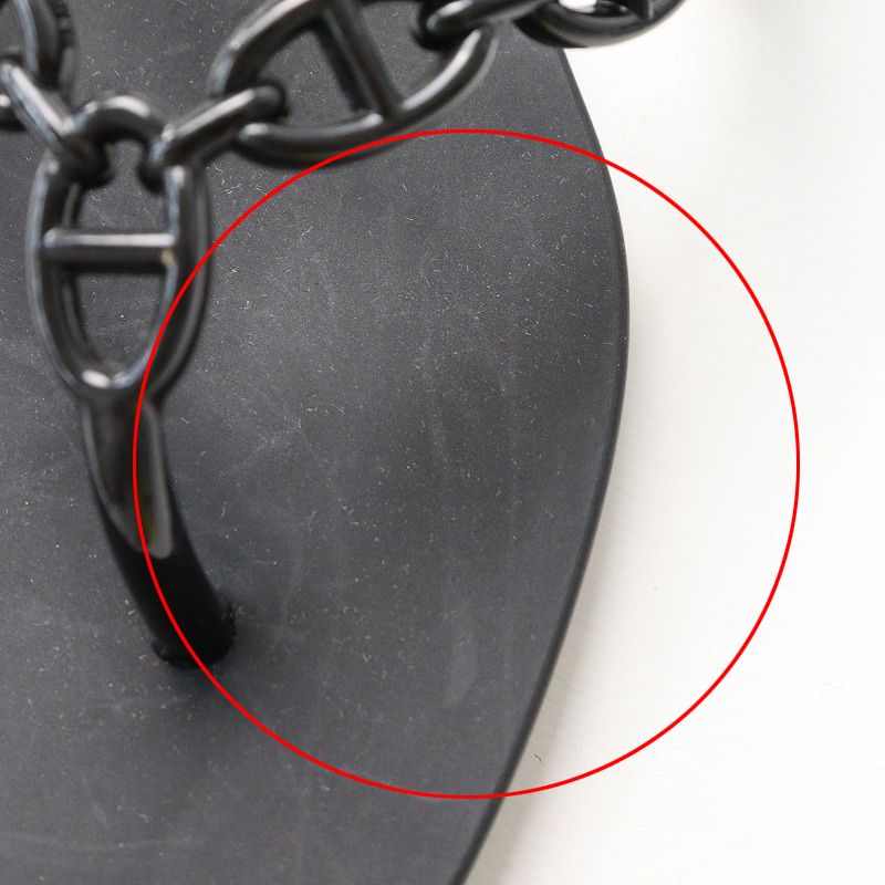 新品未使用　HERMÈS シェーヌダンクルアイランド36 エルメス アイコニック シェーヌダンクル ミュール サンダル