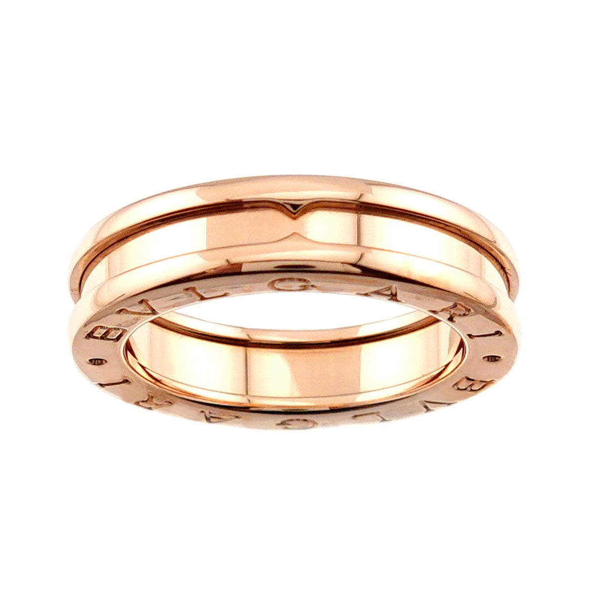 ブルガリ BVLGARI ビーゼロワン 1バンド #51 リング K18 PG