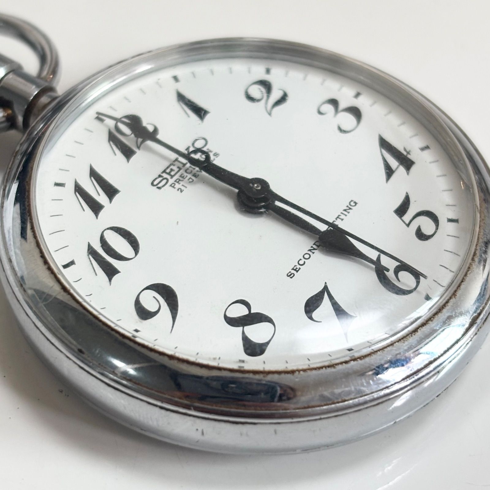 Polar クォーツ 懐中時計 シルバー925 銀製 稼働品