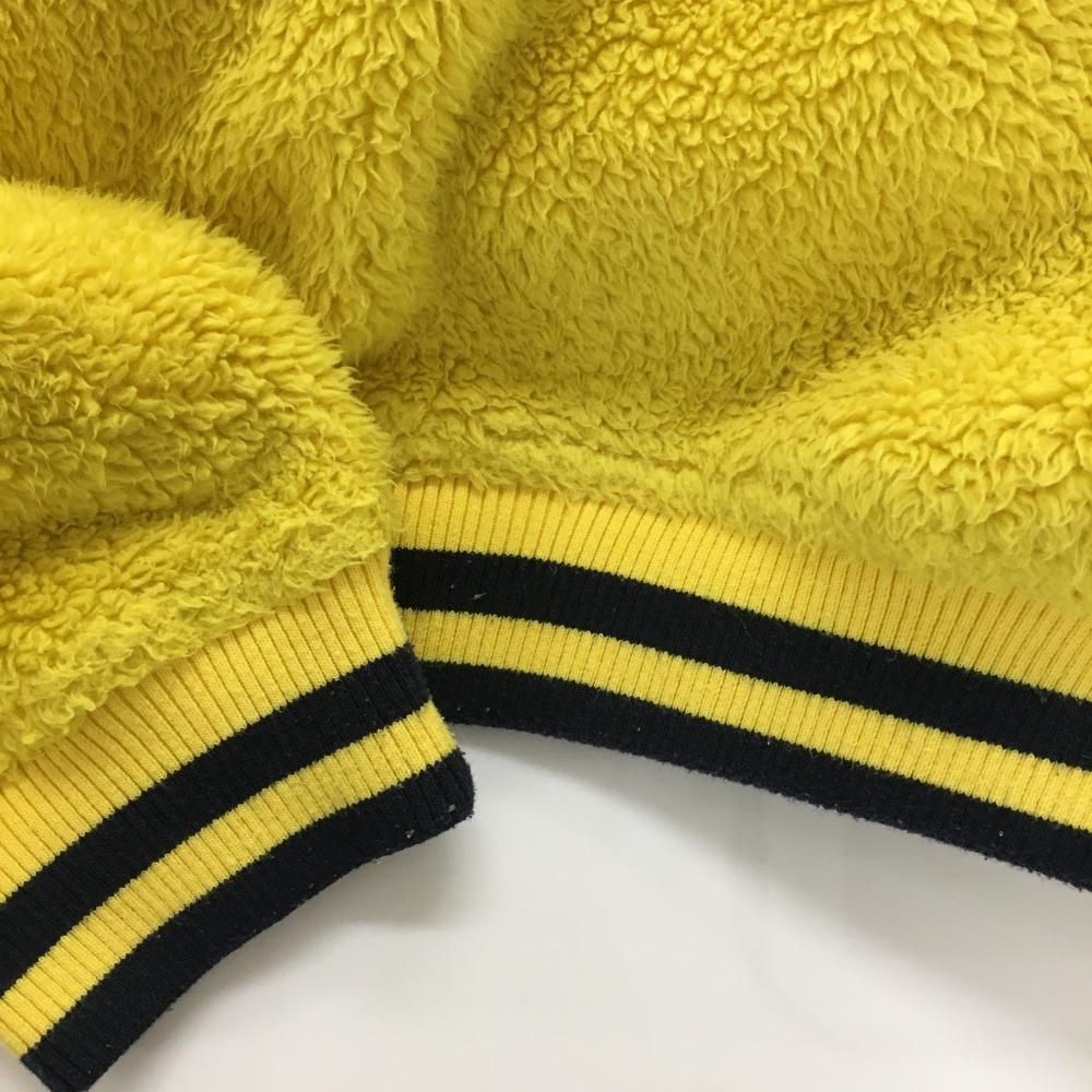 ジャックバニー ボアブルゾン イエロー×ネイビー ハーフジップ