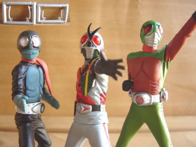 最旬ダウン ♯Cce07GC仮面ライダーアルティメットソリッド5種ヒビキクレナイ 仮面ライダー響鬼