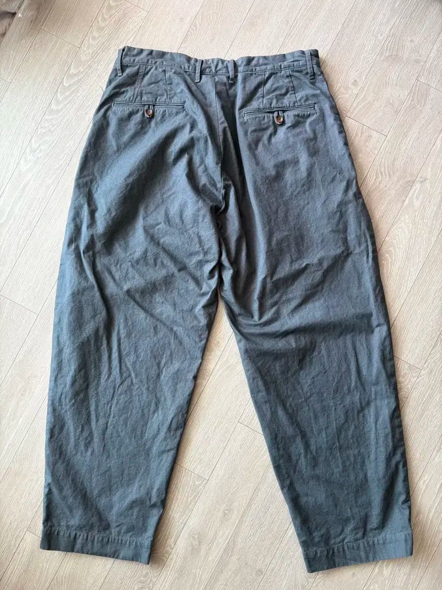 アナクロノーム スタンダード タック ワイド トラウザー スラックス 02 34