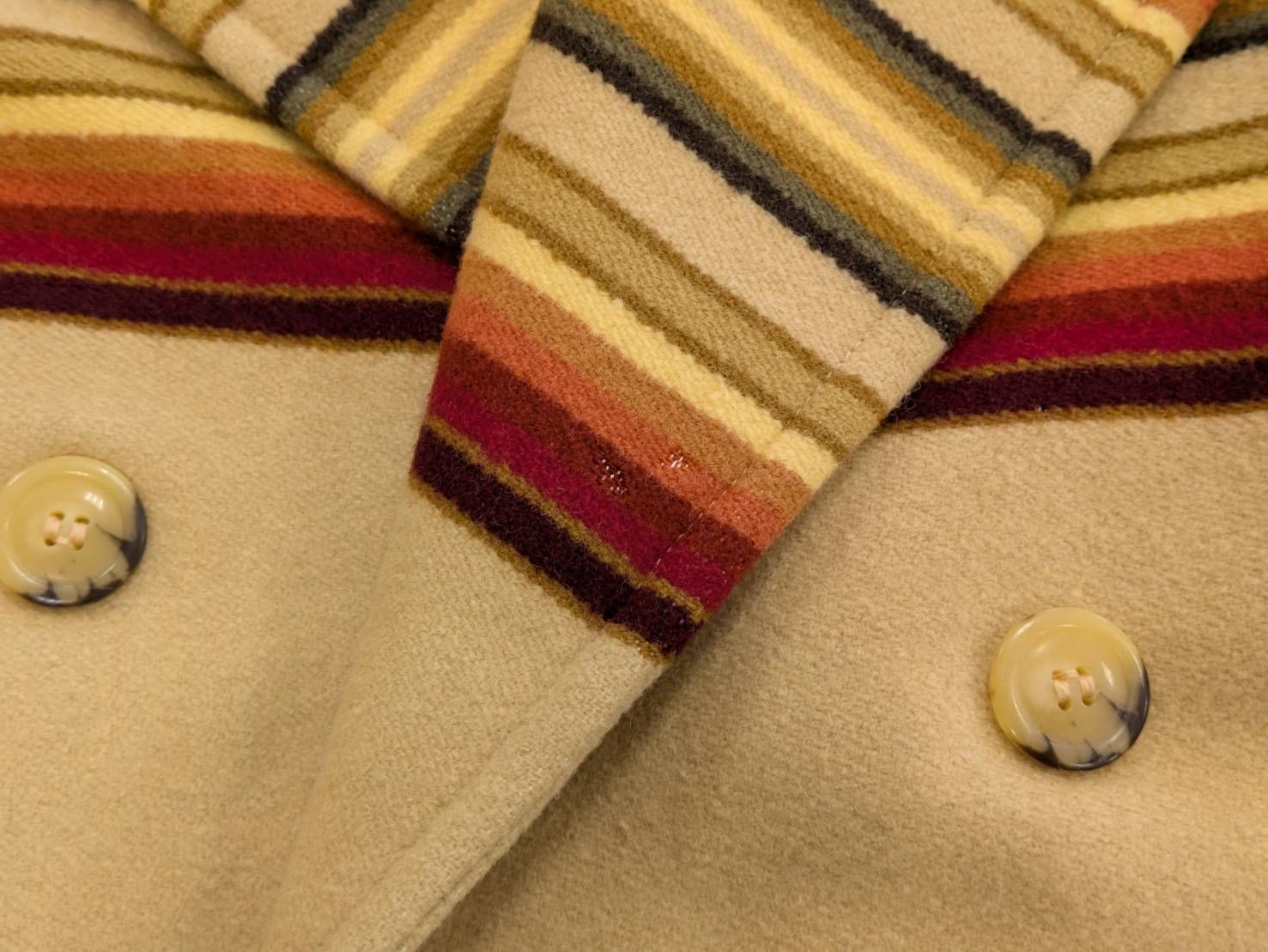 EL4】ペンドルトン PENDLETON USA製 ウールコート ピーコート