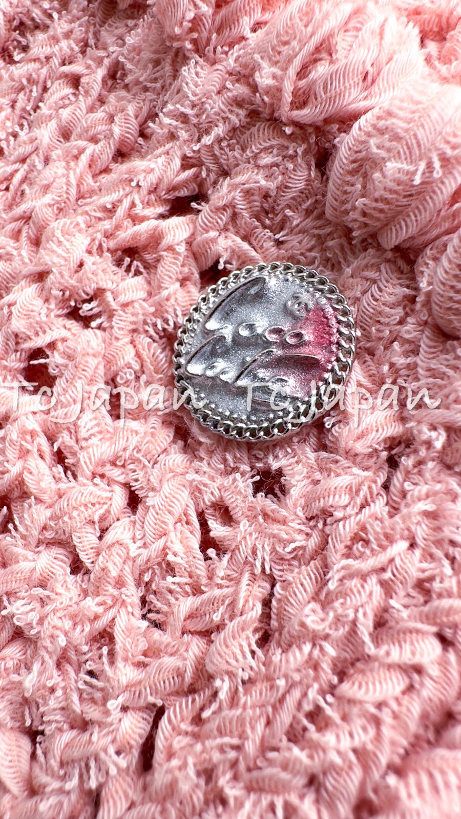 売り切り価格❣️CHANEL カメリア柄ピンクシルクワンピース40 人気柄