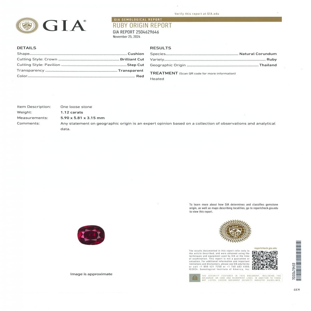 K18WG ルビー ピアス 2.05CT タイ産 - メルカリ 