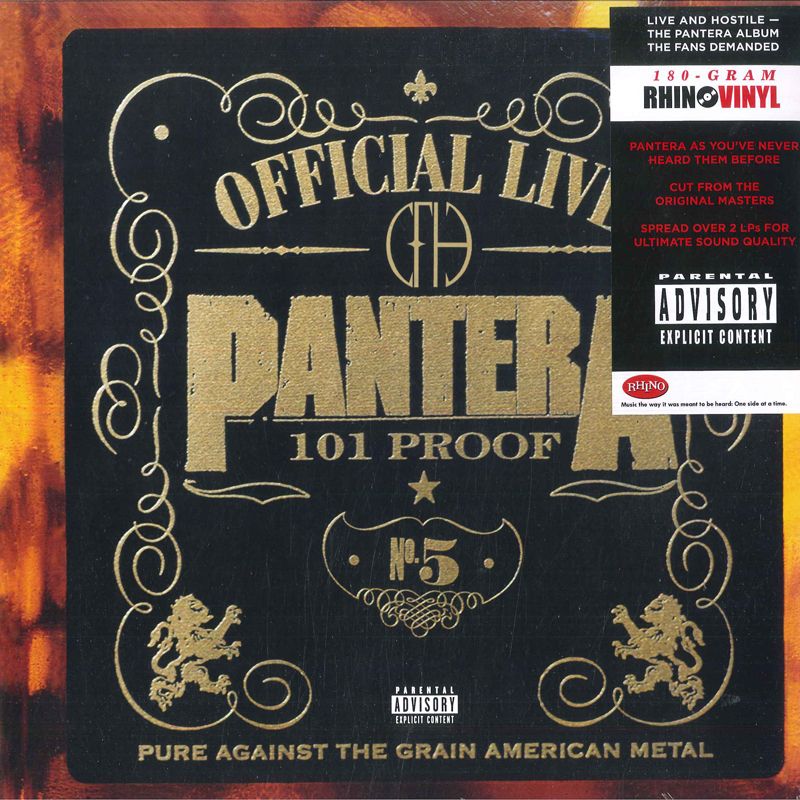 米2LP Pantera Official Live: 101 Proof R162068 EastWest Records Ame 未開封 /00660 米2LP Pantera Official Live: 101 Proof R162068 EastWest