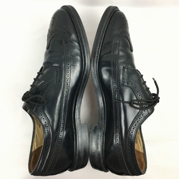 試着交換OK！Vintage 品　JARMAN/ジャーマン　ロングウイングチッップ　ビジネスシューズ〈黒/BLACK/ブラック〉size11M　28.5-29.0程度/メンズ/菅NO.ZH-60 試着交換OK！Vintage 品 JARMAN/ジャーマン ロングウイングチッップ