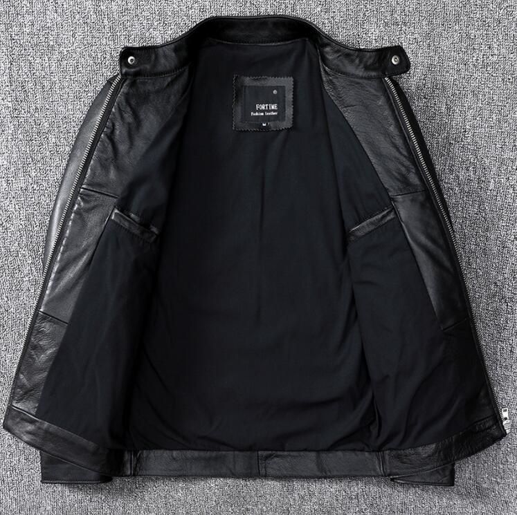 レザージャケット 上品 本革 牛革 ライダースジャケット メンズファッション バイクジャケット 革ジャン S～5XL - メルカリ