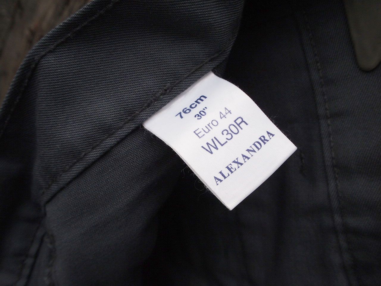 at last ワークトラウザー 30 アットラスト atlast&co ブラック