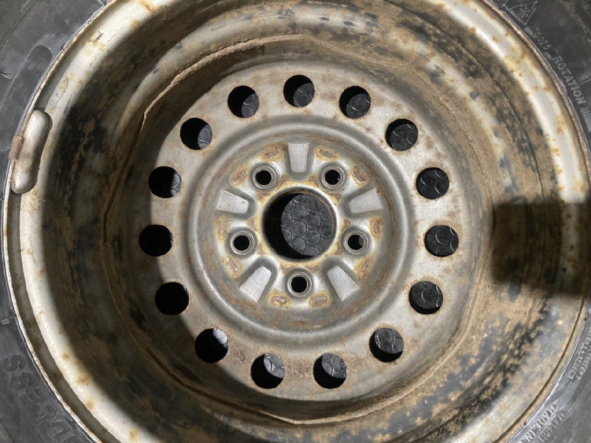 YK G075 175/80R15】スタッドレス【パジェロミニ 純正ホイール  