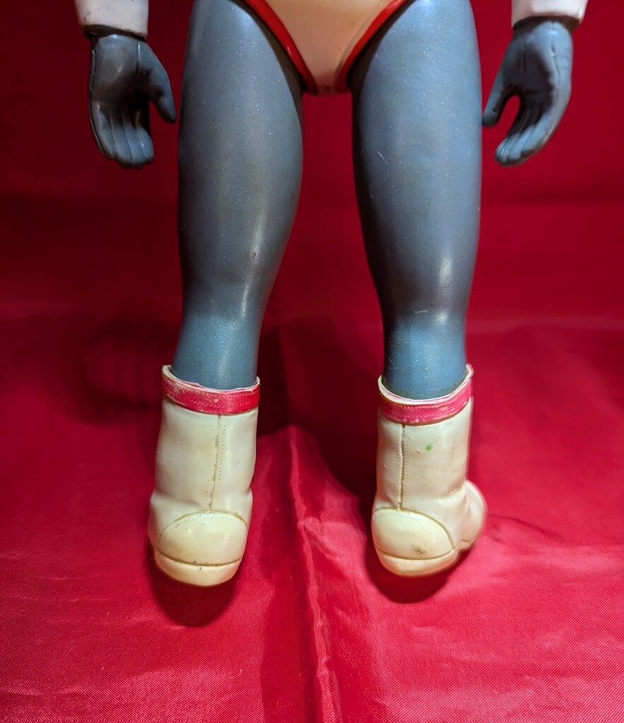 バンダイ スタンダードソフビ シルバー仮面 面替え 265mm グレー成型