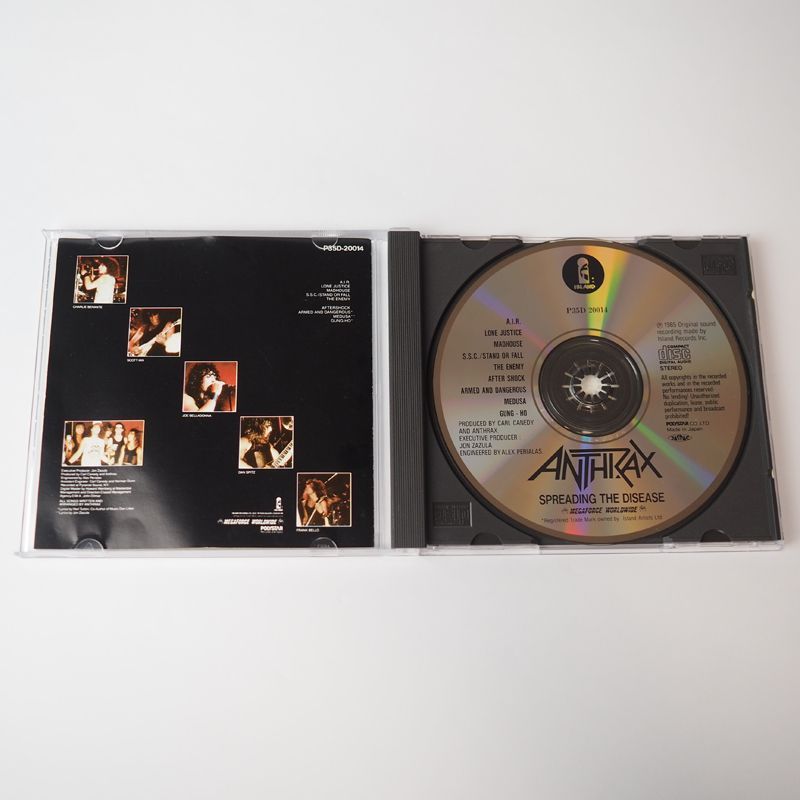 ANTHRAX, 新品CD, 直筆サイン入り, アンスラックス,スラッシュメタル Amazon.co.jp: 狂気のスラッシュ感染: ミュージック