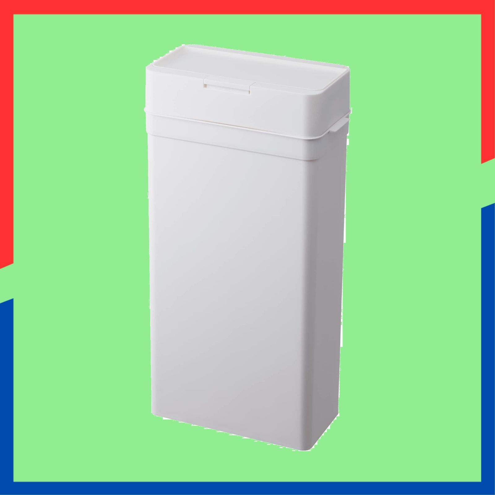 在庫処分 約25L ホワイト 日本製 密閉ダストボックス LBD-02 シールズ25 ニオイ漏れ対策 リビング オムツゴミ箱 オフィス 防臭 フタ付きゴミ箱 臭わない like-it コンパクト ライクイット