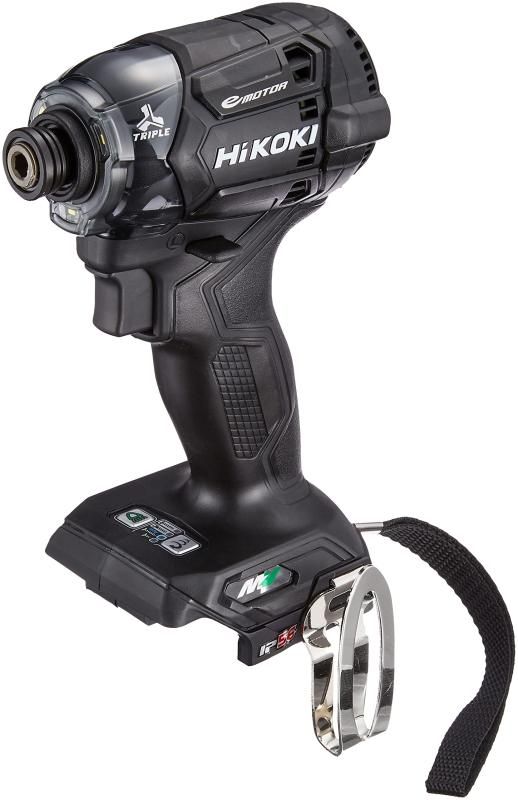 HiKOKI ハイコーキ 36Vインパクトドライバ WH36DC NNB ストロングブラック 小型軽量化 ビット振れ軽減 トリガーフィーリング向上 蓄電池 充電器 ケース別売り