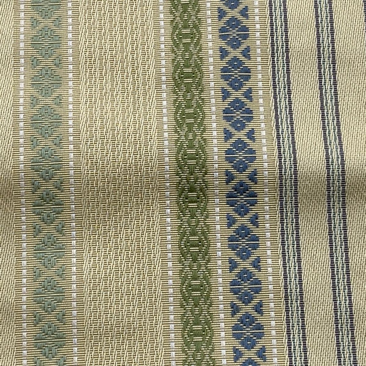 半幅帯 名品 証紙有 博多織 献上柄 ベージュ 正絹