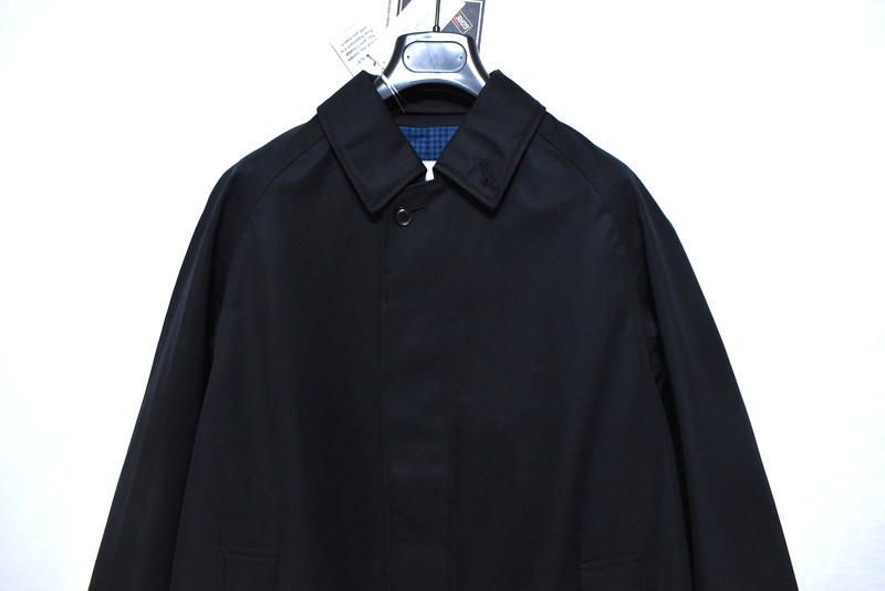 新品 nanamica GORE-TEX Balmacaan Coat【0】【1】 SUBF263 ブラック