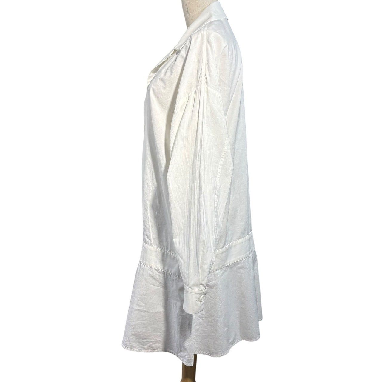 Y's(ワイズ) Oversized open collar shirt mini dress オーバー