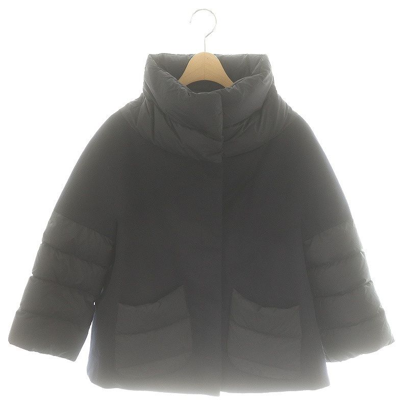 ヘルノ HERNO カシミヤナイロン切替ダウンジャケット アウター 総裏地