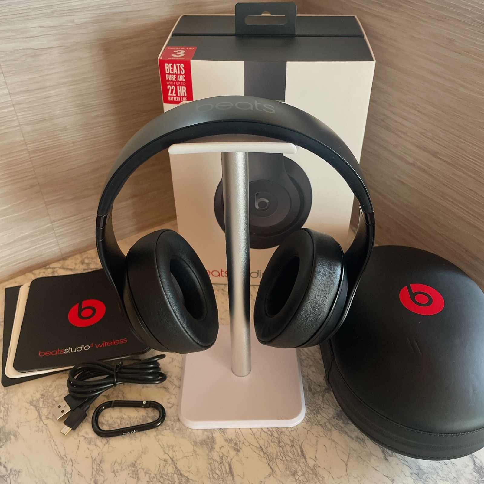 良品☆ BEATS STUDIO3 WIRELESS マットブラック ノイズキャンセリング
