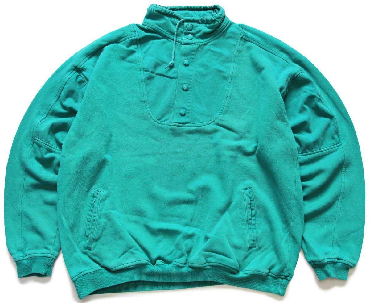 90s EddieBauerエディーバウアー モックネック コットン