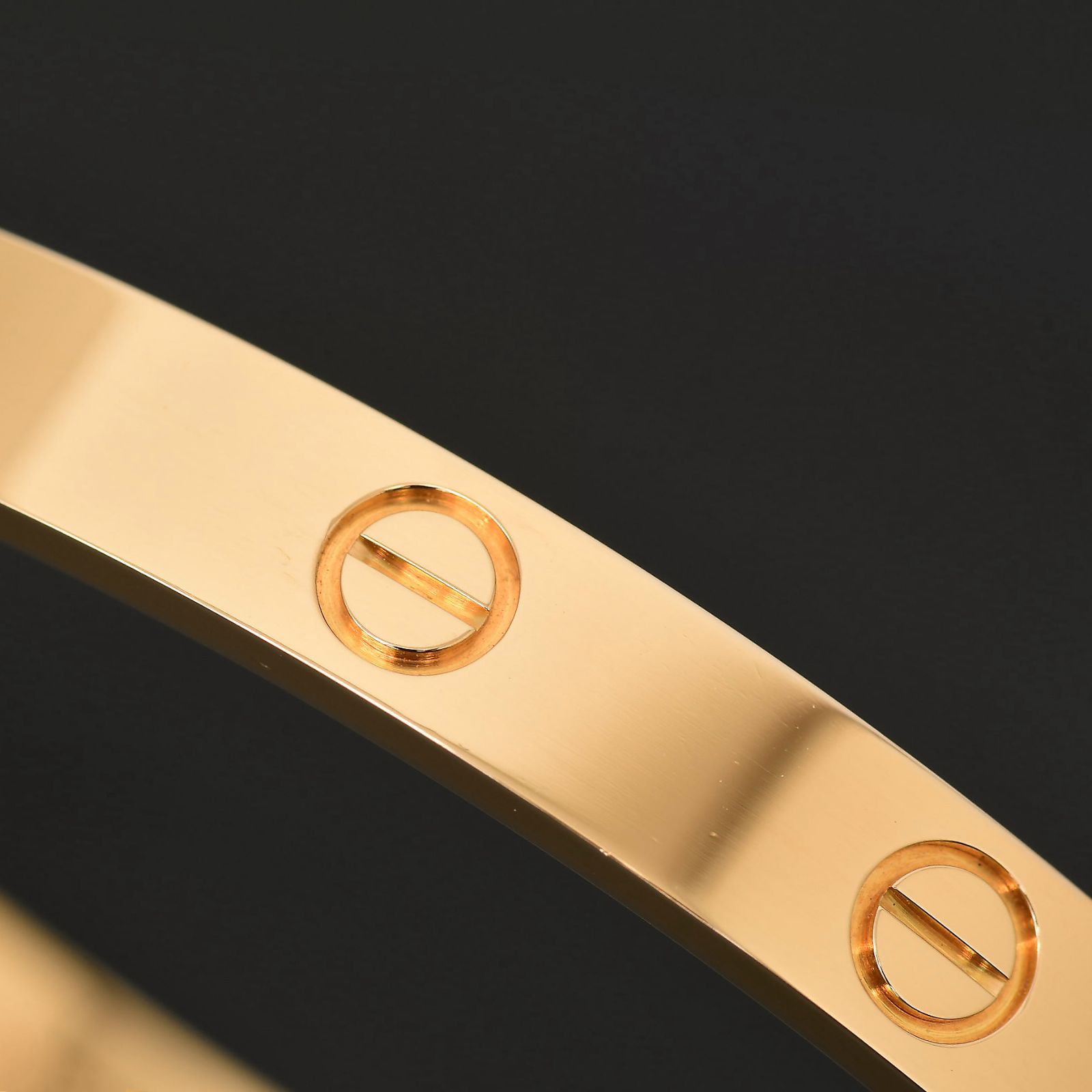 カルティエ ラブ サークル Au750 ブレスレット 16/18 Cartier カルティエ オープン ラブ ブレスレット #18 B6032418