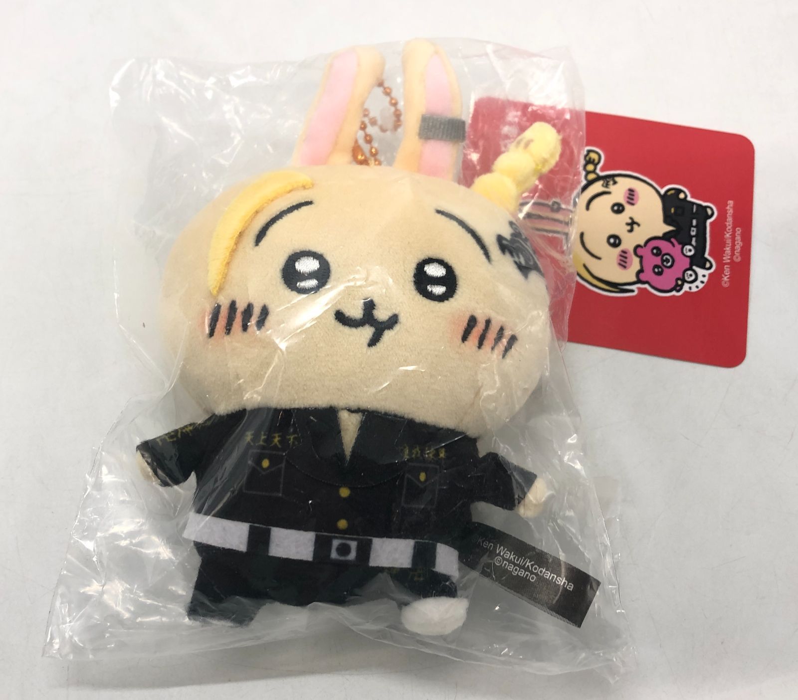 ちいかわ 東京リベンジャーズ 血威華我 うさぎ マスコットチェーン ぬいぐるみ ちいかわ 東京リベンジャーズ 血威華我 うさぎ マスコット