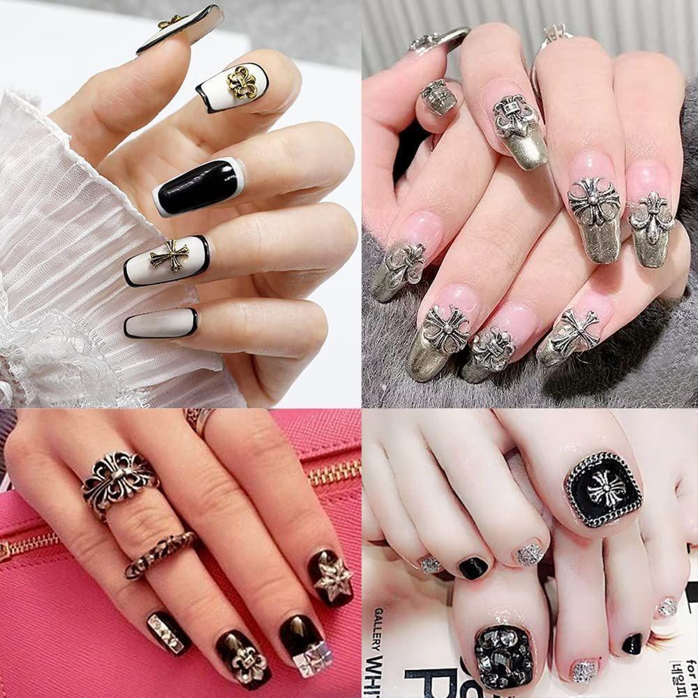 ネイルパーツ 新作 𝐜𝐡𝐫𝐨𝐦𝐞 𝐩𝐚𝐫𝐭𝐬 ネイルのアクセントにもピッタリな