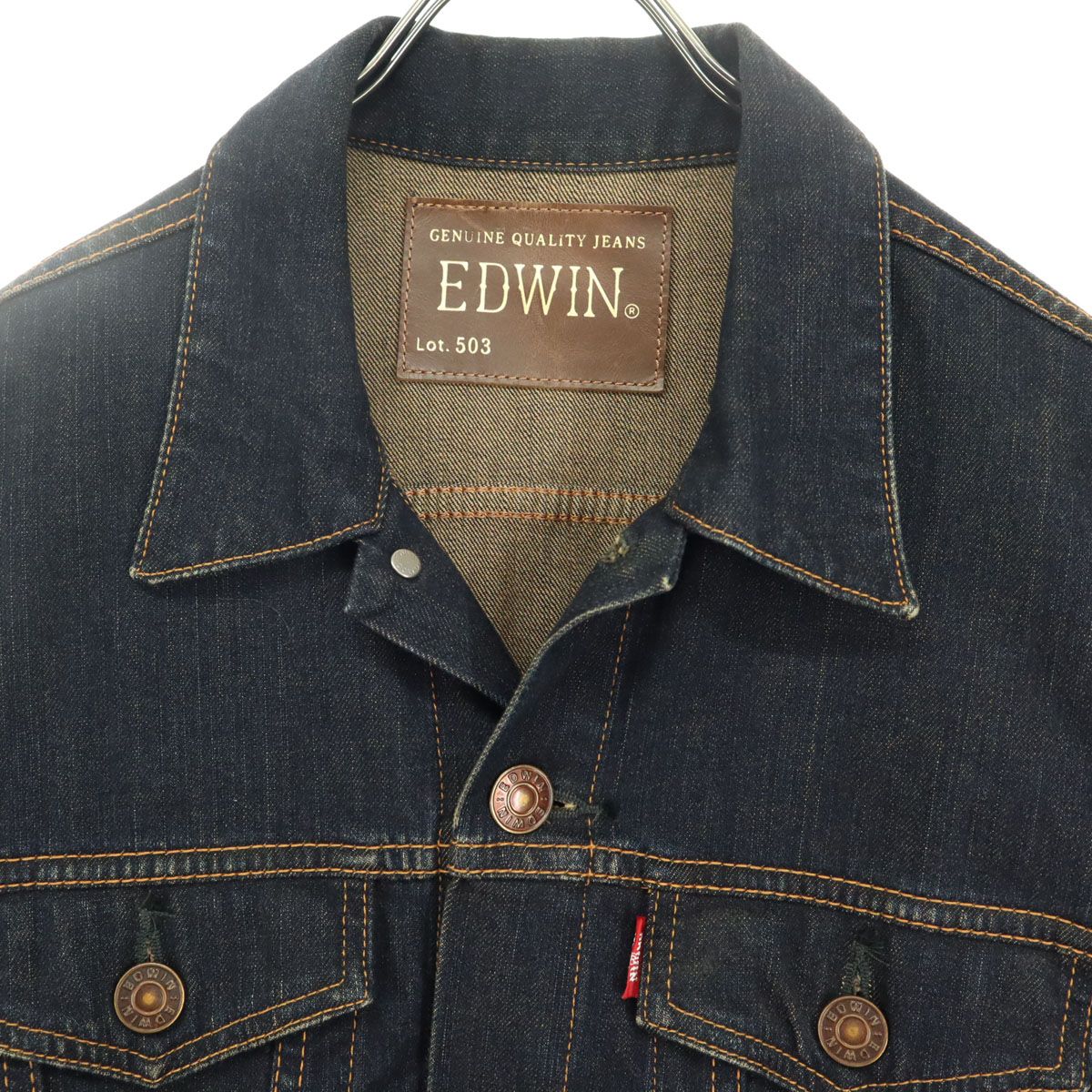 エトレトウキョウ　EDWIN ダークブルー デニムジャケット FREE ETRE TOKYO 「ETRE TOKYO」 デニムジャケット「EDWINコラボ