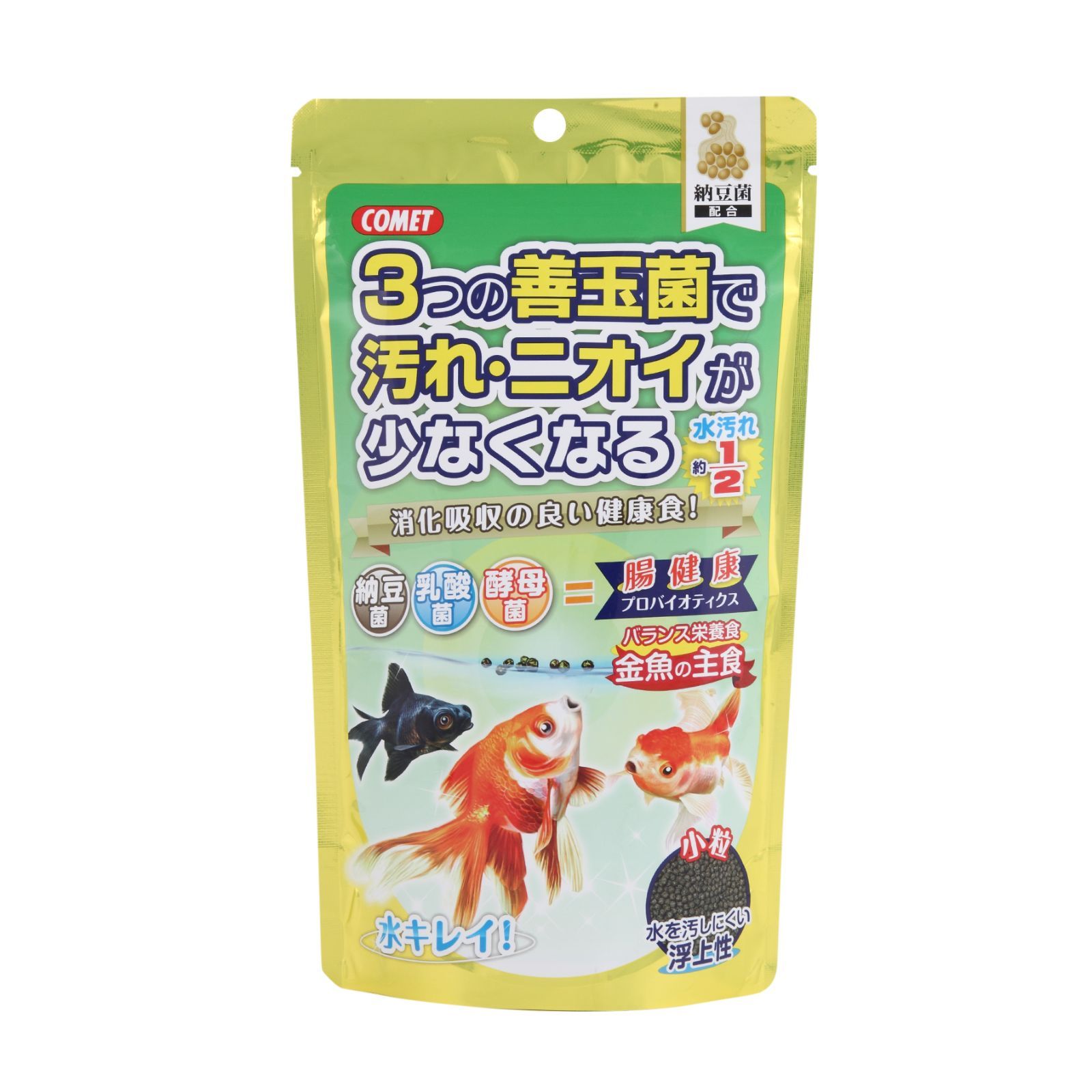 コメット【金魚フード】金魚の主食納豆菌小粒200g