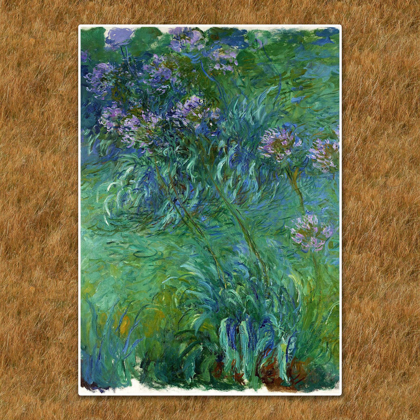 モネ/アーティストの庭　額装　複製画 絵画通販 モネ 画家の庭 額縁付き : 絵画販売のアートギャラリー
