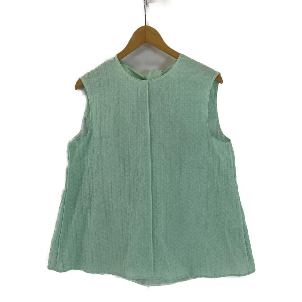 ブラミンク blamink38シルクベスト 中古・古着通販】BLAMINK (ブラミンク) シルクナイロンベスト ネイビー