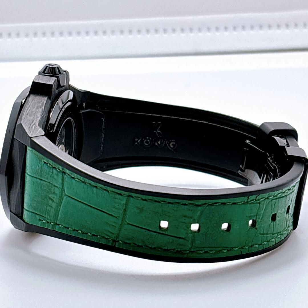 379 KONIG ケーニグ K74CB003 デイト 裏スケ 自動巻き 腕時計 NICORILABO_COM