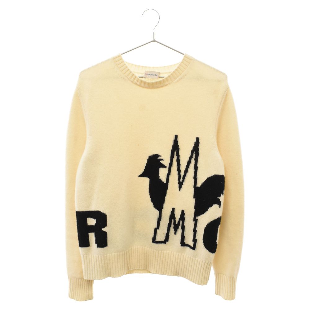 MONCLER (モンクレール) 19AW MAGLIONE TRICOT GIROCOLLO ロゴニット
