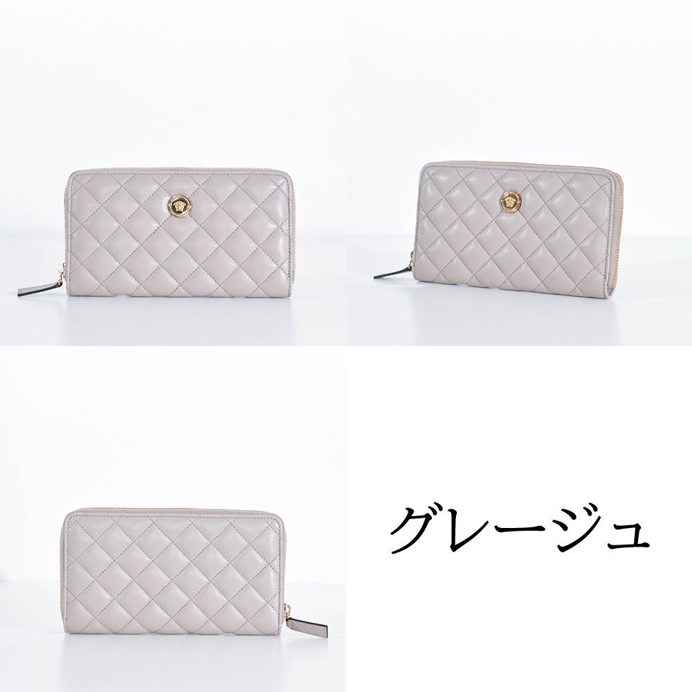 本物美品ヴェルサーチ■アコーディオンジップ/メデューサ/ラウンドファスナー長財布 imgrc0081503856.jpg