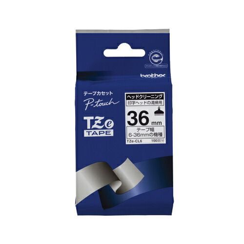 ブラザー ピータッチ用　テープカートリッジ TZE-CL6 1巻